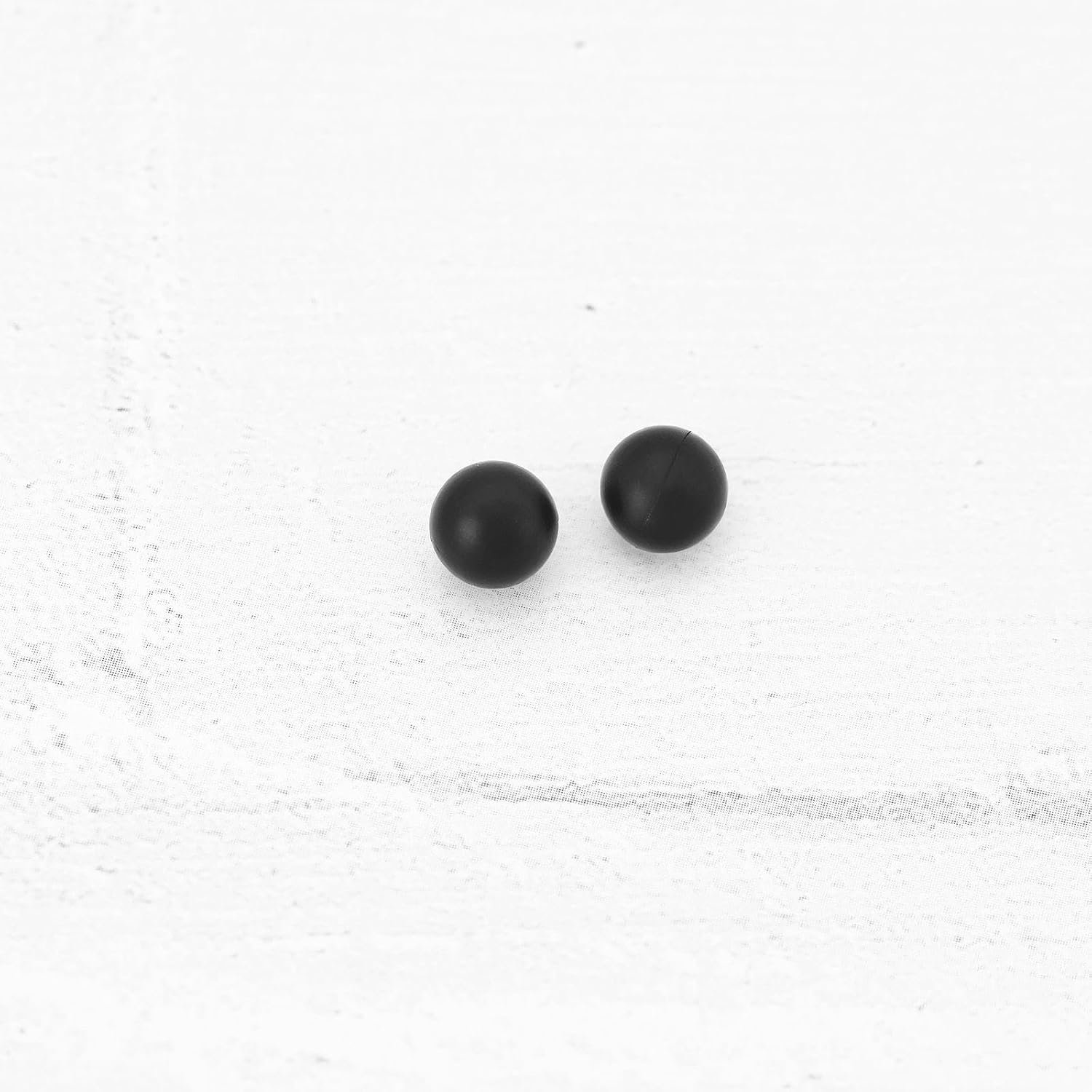 SG Store 5Pcs Solid Rubber Ball 6Mm Black round Solid Rubber Ball Pressure Release Rubber Balls Sealing Rubber Ball for Home and Industrial Use image number 1