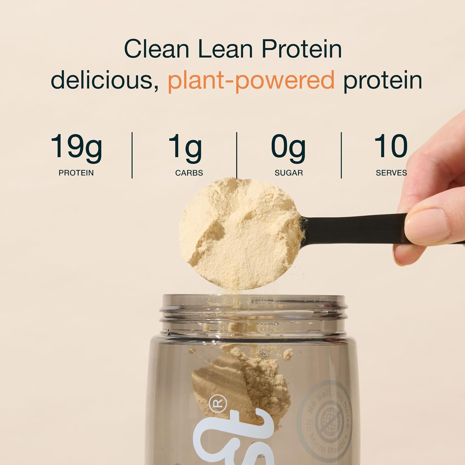 Nuzest - Clean Lean Pea Protein - Vegan Protein Powder - Complete Amino Acid Profile - Plant-Based Workout & Recovery Fuel - All Natural Food Supplement (250G, Salt Caramel) image number 4
