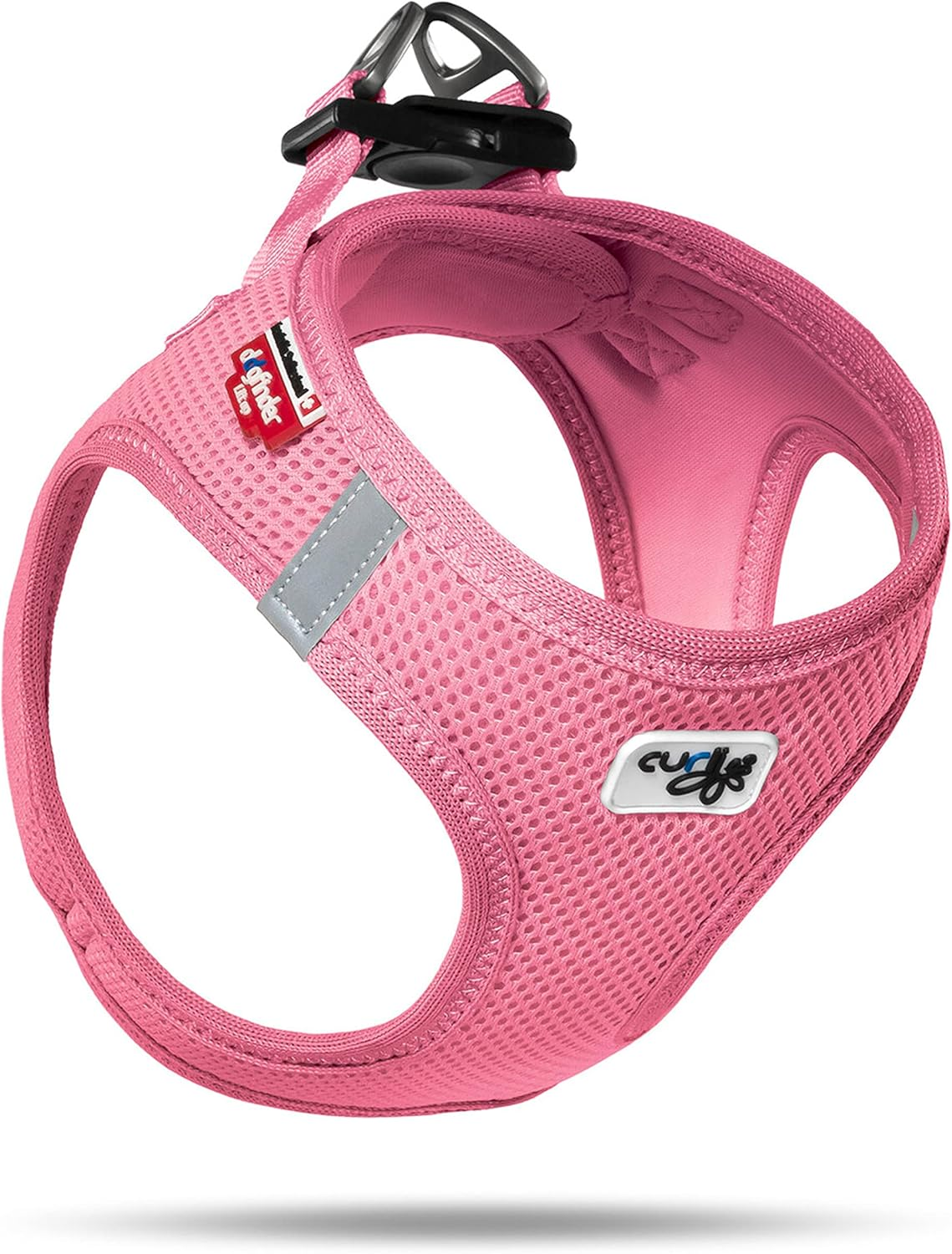 Curli VA-PI-3XS Vest Air-Mesh Harness for Dog, 3X-Small, Light Pink image number 4