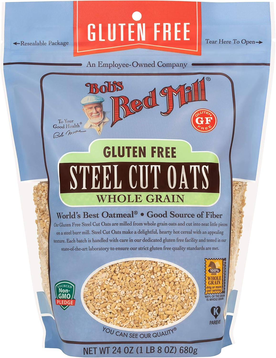 Bob'S Red Mill Bob'S Red Mill Pure Wheat Free Steel Cut Oats 680 G, 680 G, No Flavour Available