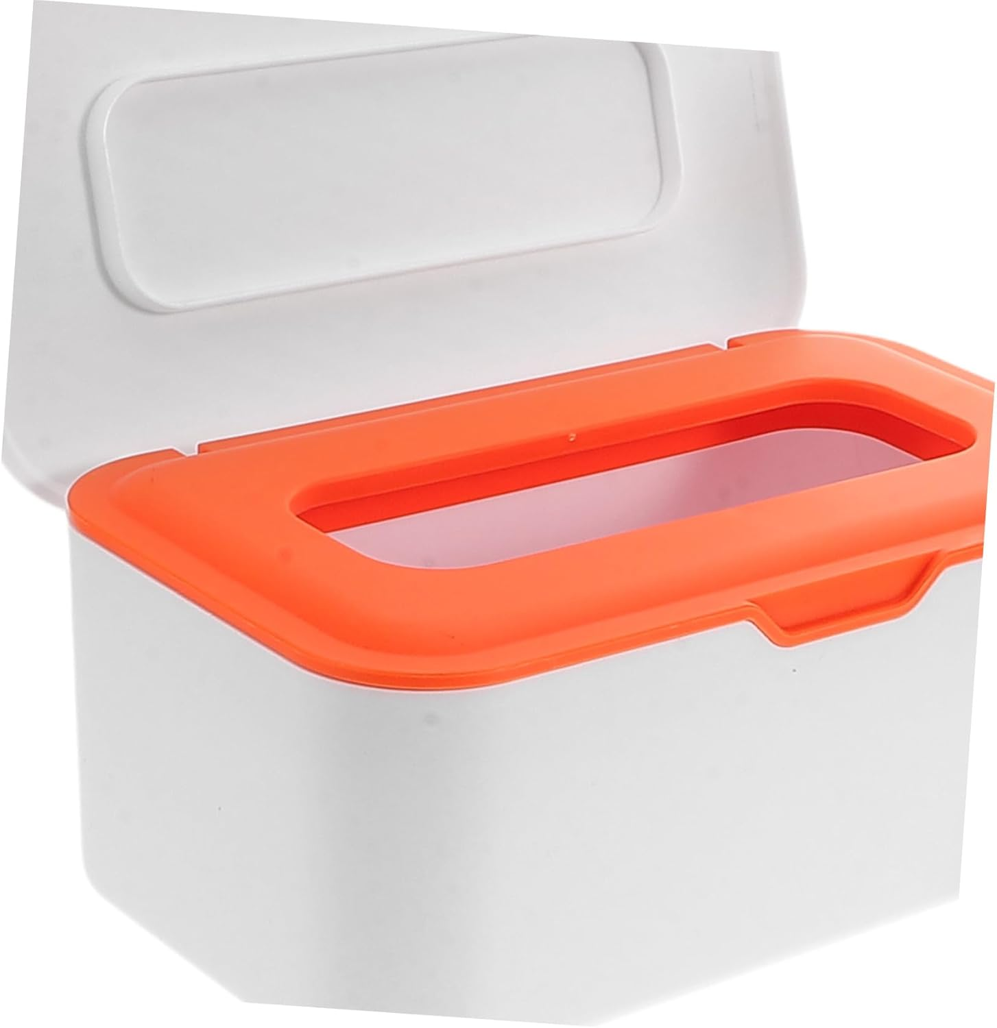 2Pcs Paper Box Refillable Wipes Container Portable Wipes Case for Car Travel Use Wet Tissue Holder Lid Organizer Box for Household image number 5