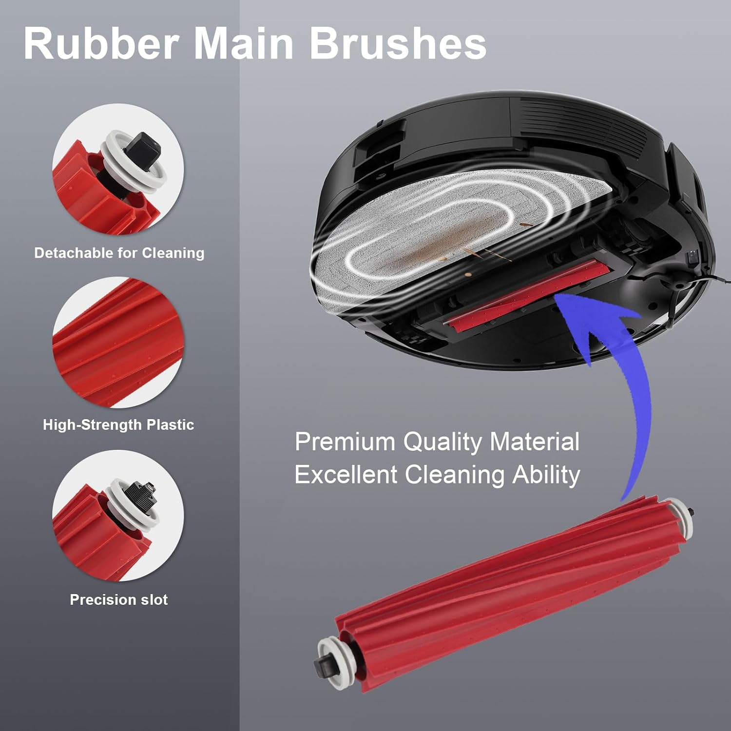 Feilifan Accessories Kit for Roborock S7 Maxv Ultra/ S7 Max Ultra Robot Vacuum Cleaner, 25 Pcs image number 2