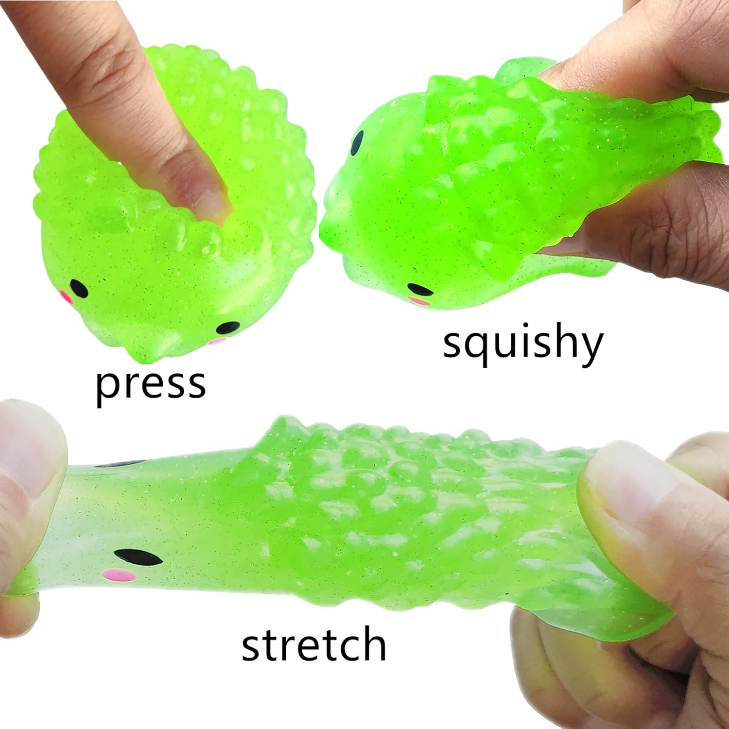 Ganjiang 8 Pack Mochi Squishy Toys image number 2