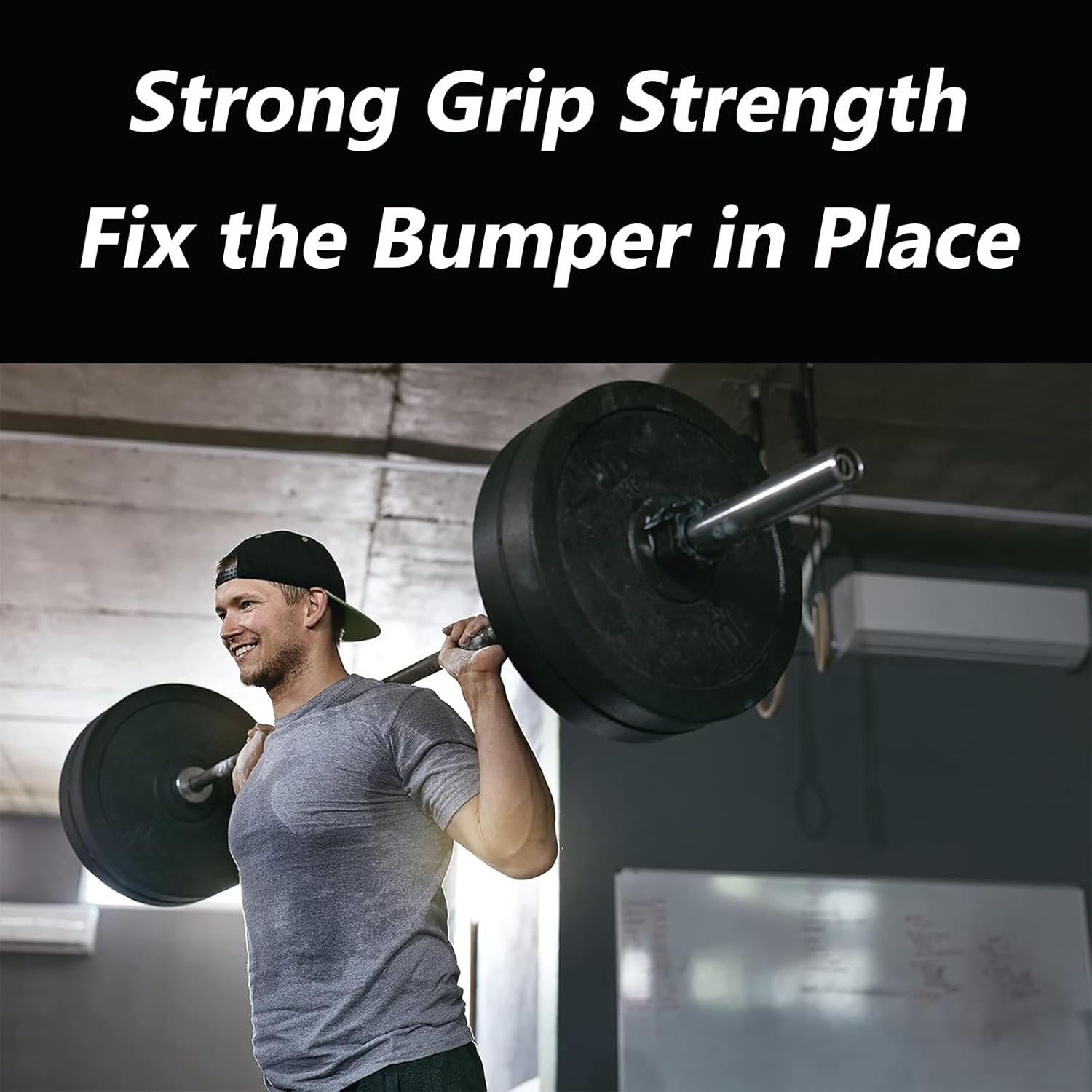 Barbell Clamps Collars for 2 Inch Olympic Size Barbell Standard Bar Weight Plates Collar Clip for Workout Weightlifting Fitness Training Bodybuilding-Black image number 2