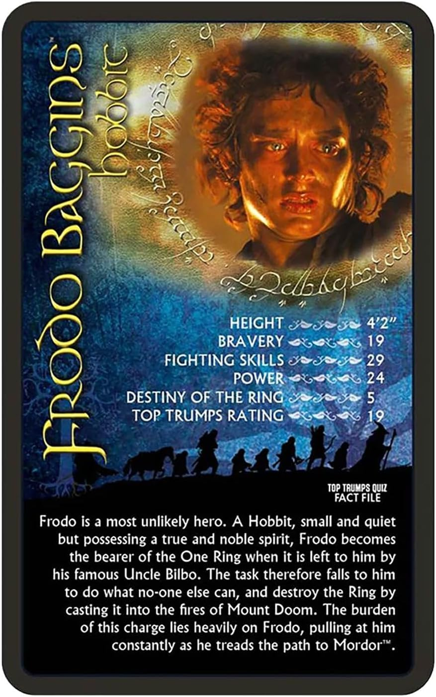 Winning Moves Top Trumps Lord of the Rings image number 2