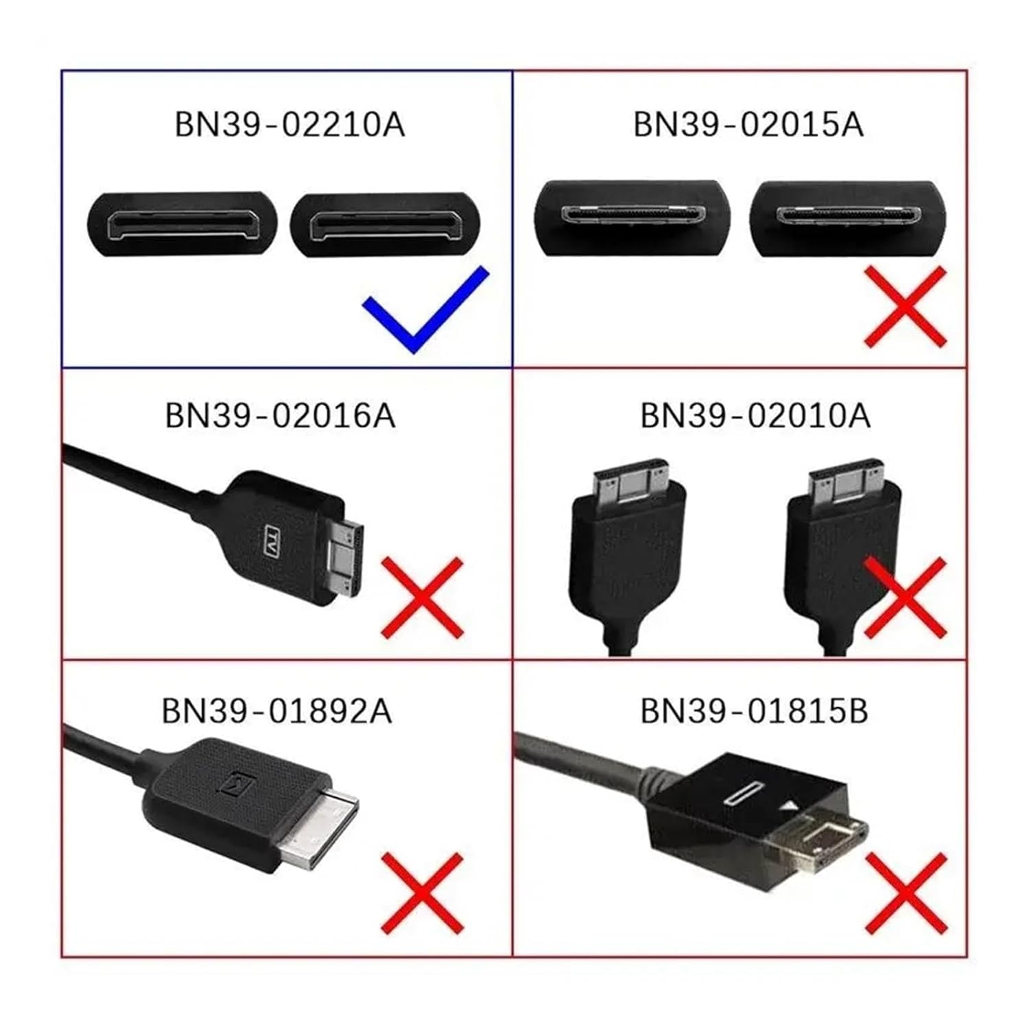 3M Spare One Connecting Cable Bn39-02210A，Compatible for UN49KS850DFXZA UN55KS850DFXZA UN60KS8000FXZC UN65KS850DFXZA UN75KS9000FXZA TV image number 2