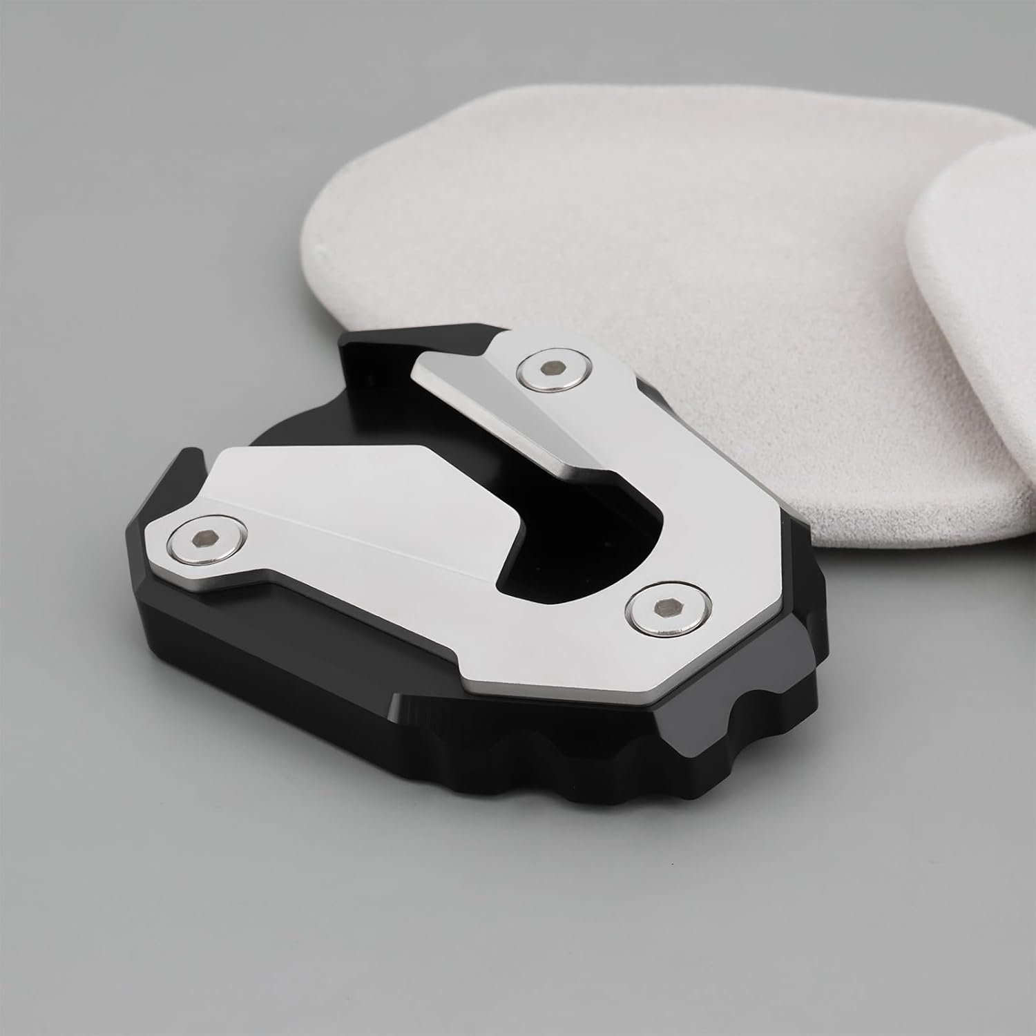 Ecsing Side Stand Enlarge Foot Plate Pad Compatible with Triumph Tiger 900 Rally Pro 2021-2025 image number 5