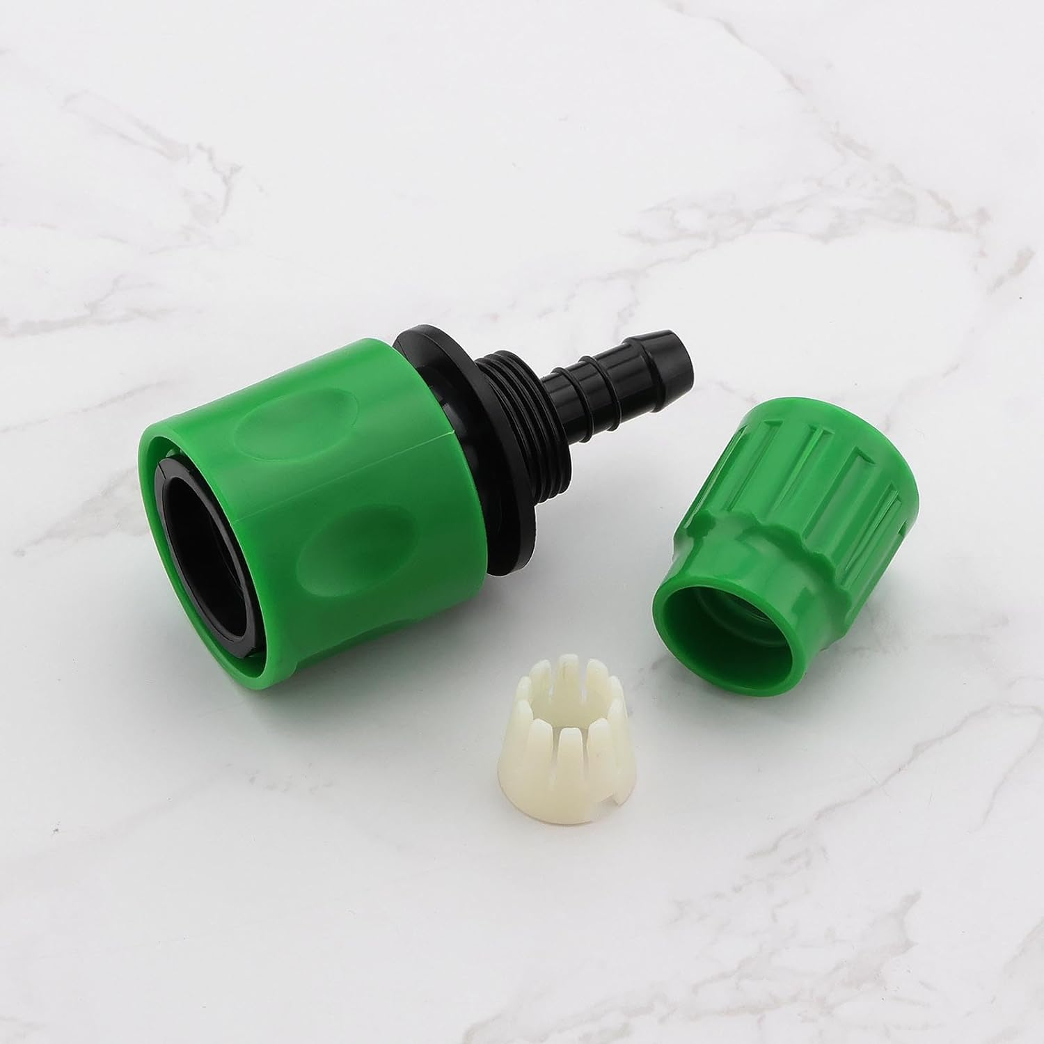 YINETTECH 2PCS Expanding Hose Connector 67.3X34.2Mm Suitable for Telescopic Tubes with Inner Diameter 8-10Mm Garden Hose Repair Kit for Garden Patio, Green image number 5