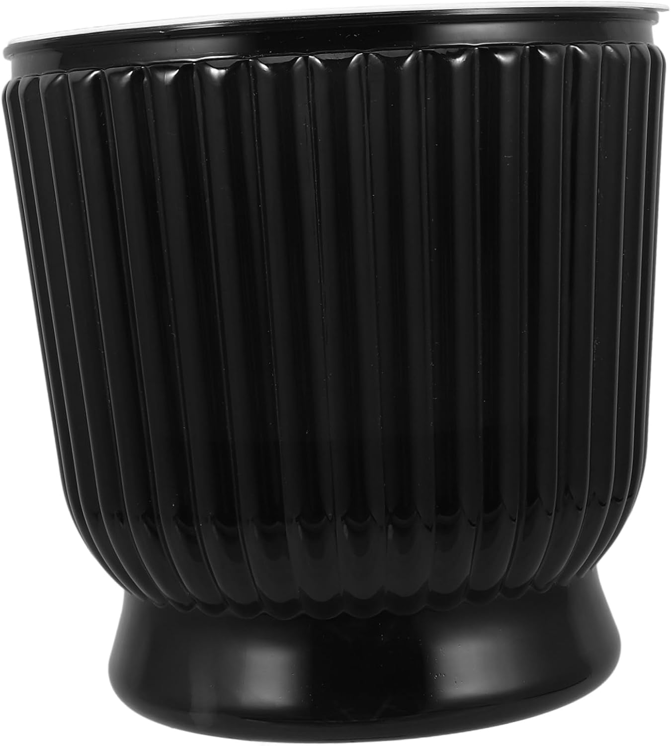 FUNOMOCYA Elegant Glass-Like Hydroponic Planter Self-Watering Planter Box Drainage for Indoor Plants Versatile Pots for Soil Hydroponic Gardening image number 3