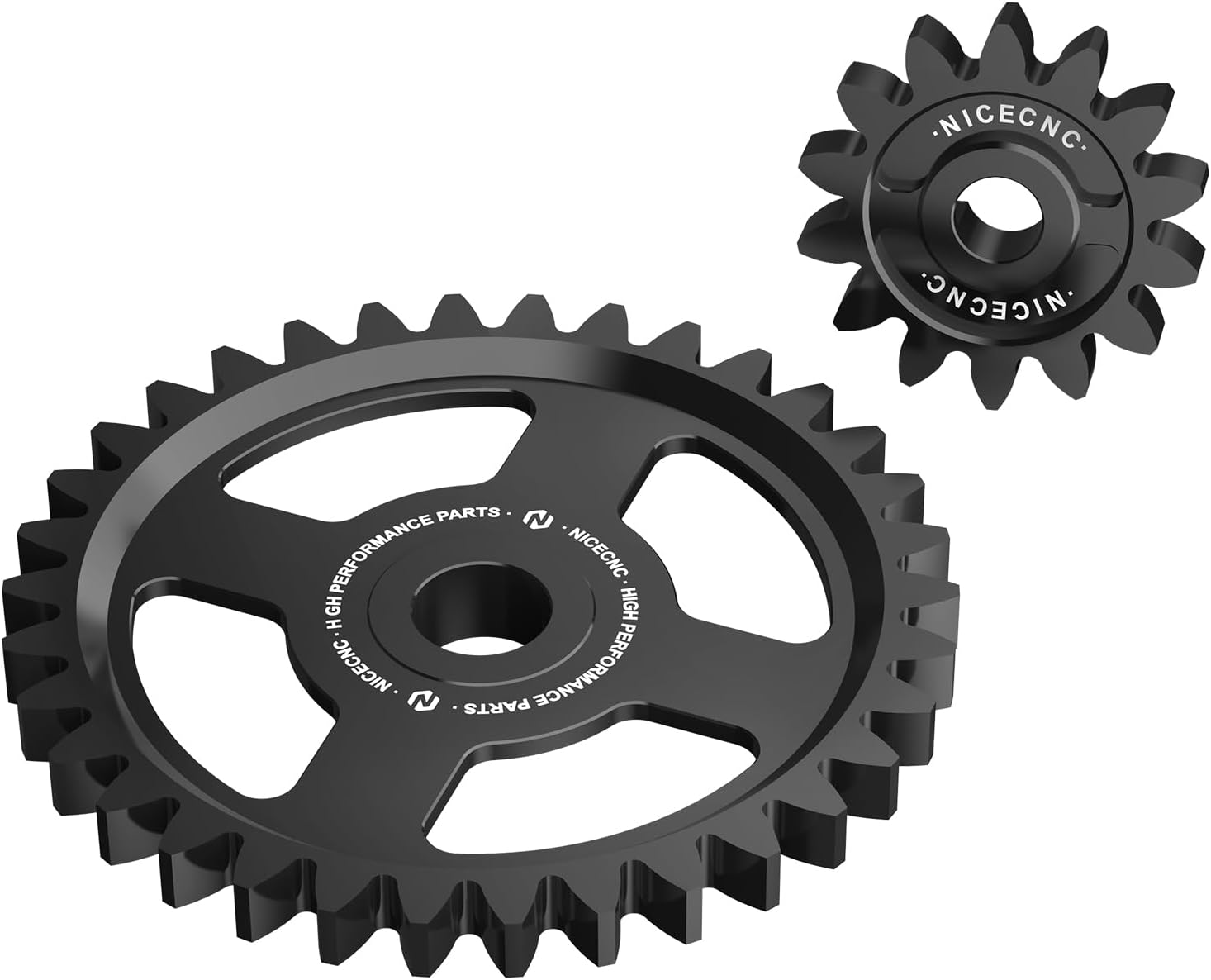 NICECNC Black Motorcycle Engine Oil Pump Idler Gear Compatible with KTM 250 350 SX-F XC-F 2016-2022 250 350 EXC-F EXC XCF-W 2017-2022,Compatible with Husqvarna 250350 FC FX 2016-22,See Fitment image number 1