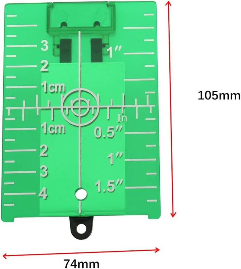 Create Idea 2Pcs Laser Level Reflector Target Board Bracket Reflector Target Board Reflection Target Plate for Alignment Laser Level Crosshair Laser Laser Measurement image number 1