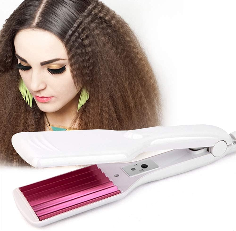 6 Teeth Corrugated Fluffy Hair Iron Corn Curly Styling Wave Does Not Hurt Hair Crimping Iron Crimper Tool image number 5