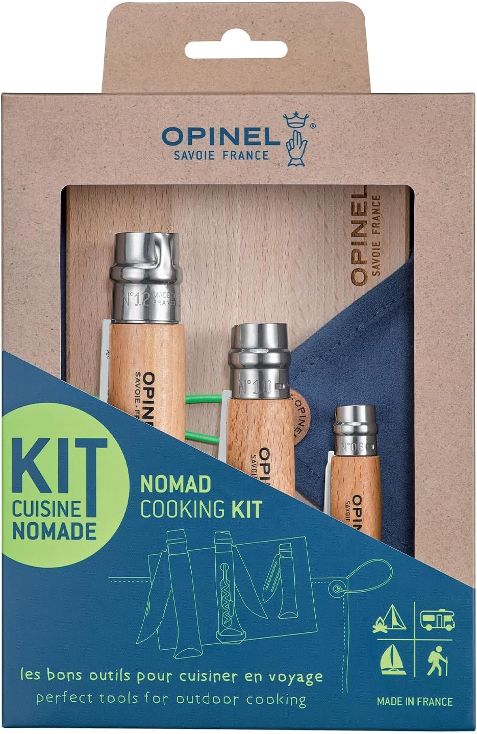 Cuisine Nomade by Opinel Avec D&eacute;capsuleur Kit image number 5