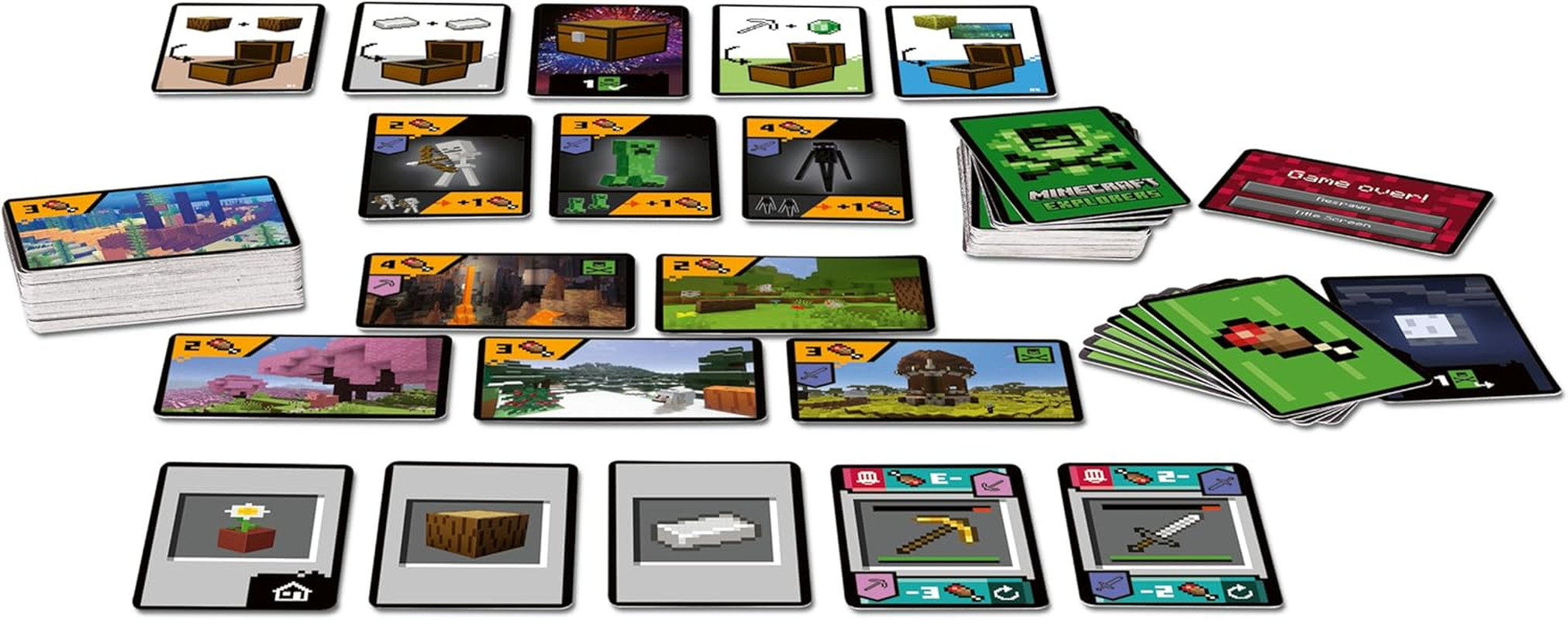 Ravensburger Minecraft Explorers Cooperative Card Games image number 2