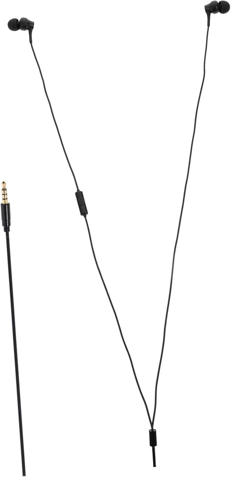 HOMOBABE Ergonomic Wired Earphones with Plated Plug in Ear Headset for Phone Tablet Laptop Volume Control Compatible with Computers Comfortable Side Ear Design for Long Wear Random Color image number 5