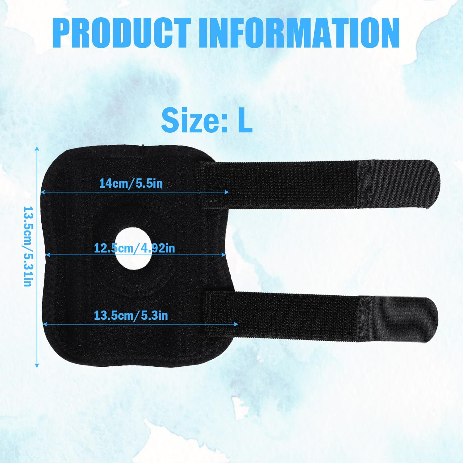 Dog Knee Brace for Rear Hock, Dog Leg Brace Rear Dog Front Leg Brace with Metal Bars Dog Canine Front Leg Brace Wrap for Wrist Support ACL Tear Wound Protection (Size L) image number 5