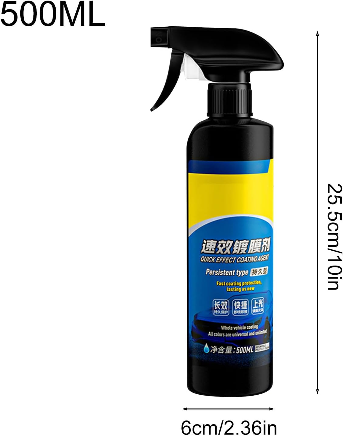 Car Coating Agent,Automotive Coating Protectant - Vehicle Paint Shine Solution for Garage Trucks Rvs Motorcycle Sedans Car Detailers Auto Dealerships Maintenance Managers