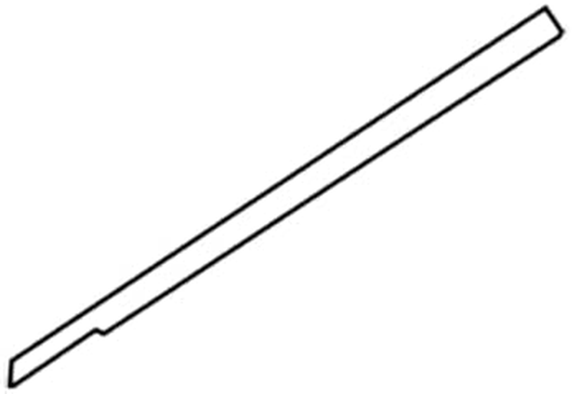 Rear Door Frame Upper Lh Black Tape Fits Seltos 2021-2024