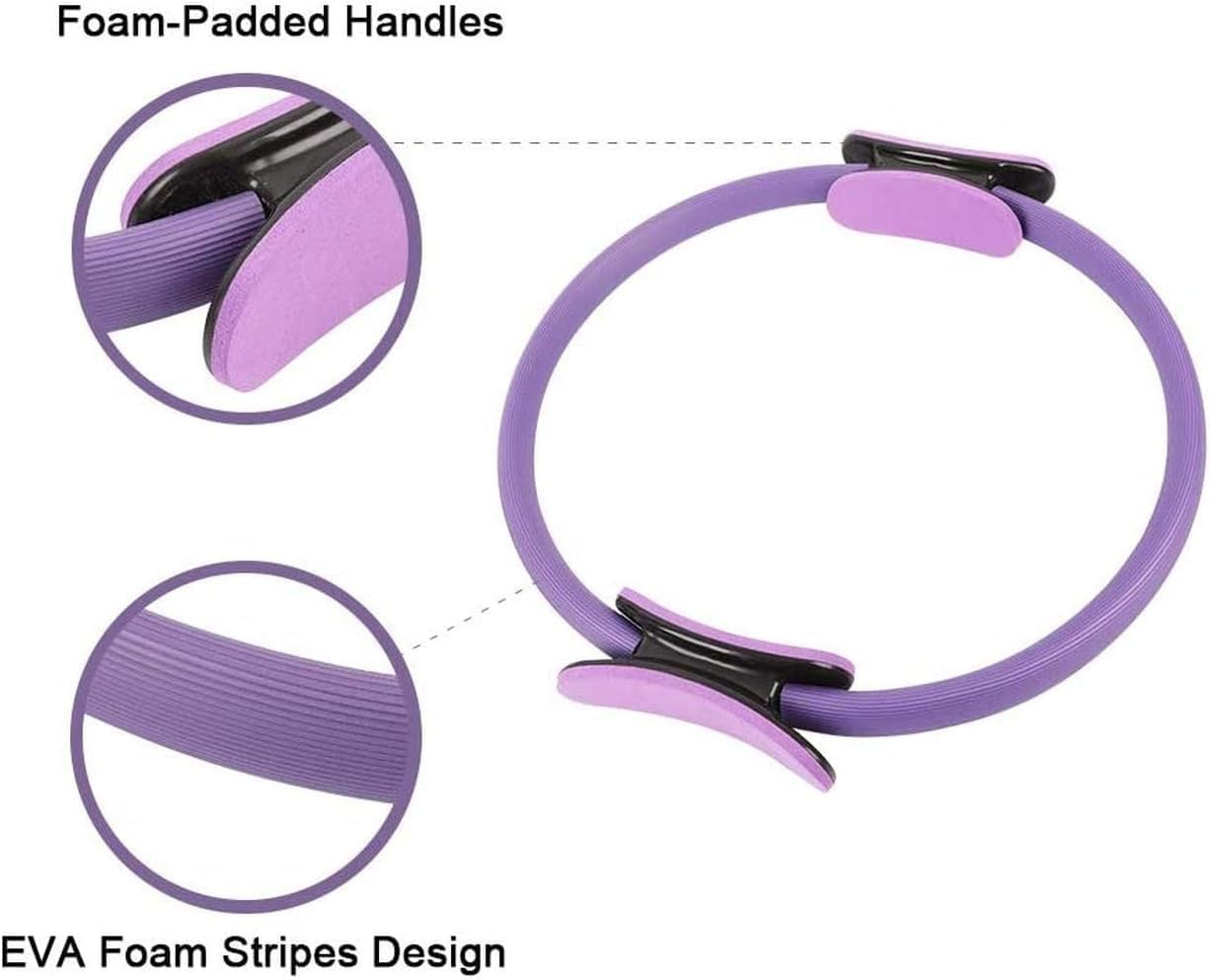 Lifting Ring, Yoga Ring Resistance Ring Slimming Trainer, Super Strength Resistance, Whole Body Shaping of Inner/Outer Thighs, Improving Core Strength (Black) image number 3