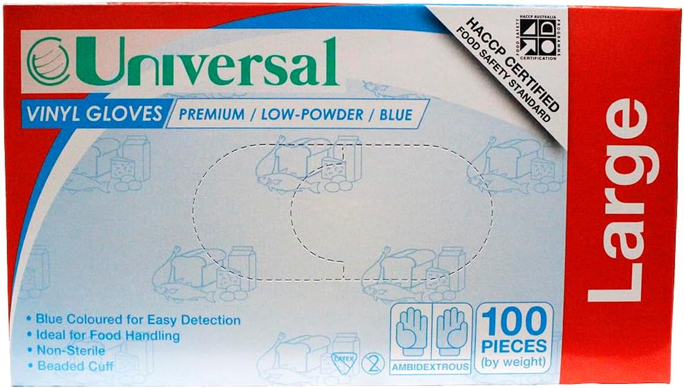 Universal Vinyl Gloves Low Powder