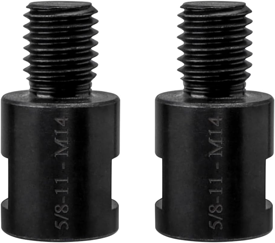 Yakamoz 2Pieces M14 Female to 5/8"-11 Male Angle Grinder Attachment Thread Adapter Converter for Hole Opener Angle Grinder, Wire Wheel Drill Adapter Tool image number 2