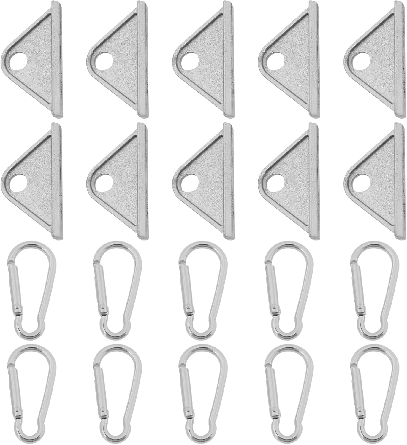 Emagtech 10Pcs 2020 Series Sliding Activity Hook Suitable for 6Mm T-Slot Aluminum Extrusion Profile for Building Routers 3D Printers Robots(52X27.2X9.8Mm) image number 3