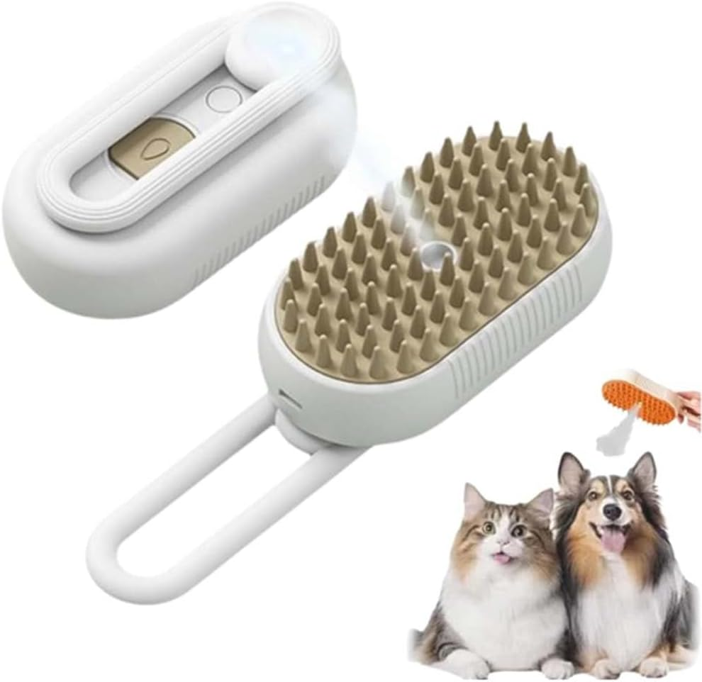 DWYYWSM Cat Steam Brush for Shedding, Steam Brush for Indoor Cats, Water Brush, Cat Spray Mist Massaging Brush, Pet Hair Removal Brush, Suitable for Cats, Dogs and Rabbits, Cat Cleaning Brush image number 2