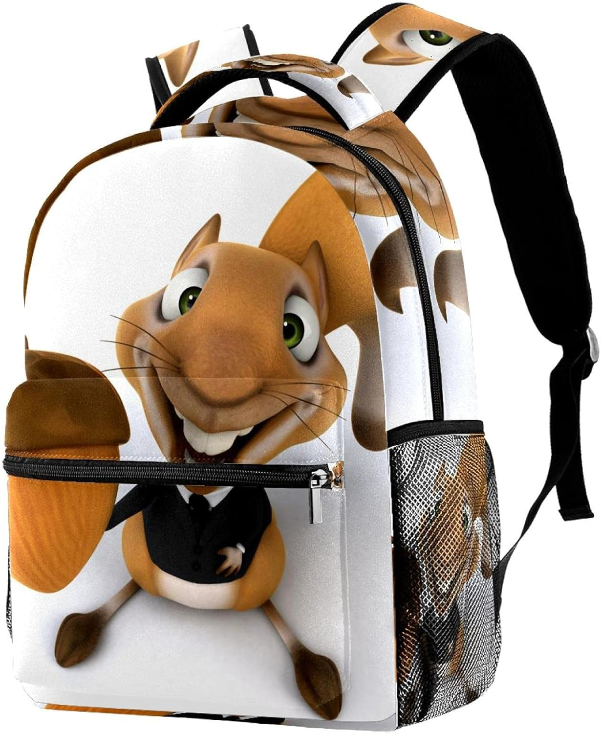 Adorable Squirrel Backpack Students Shoulder Bags Travel Bag College School Tote Backpacks image number 4