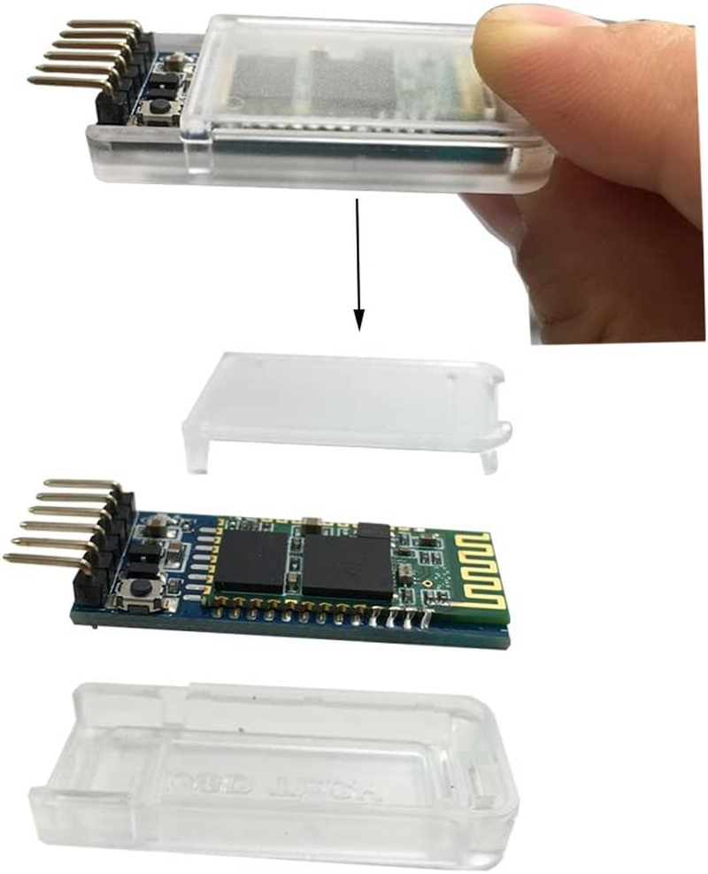 Dsd Tech Hc-05 Bluetooth Serial Pass-Through Module Wireless Serial Communication with Button for Arduino