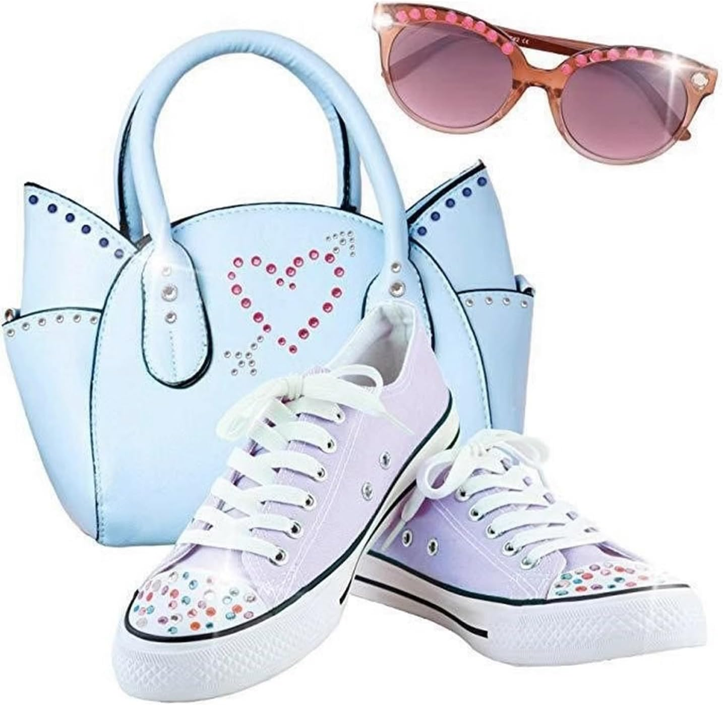 Hair Kit with Rhinestones, Hair Bling Gems for Girls, Bling Bling Hair Gem Stamper with 180 Gems,Diamonds Stapler Tool for Hair（Pink） image number 6