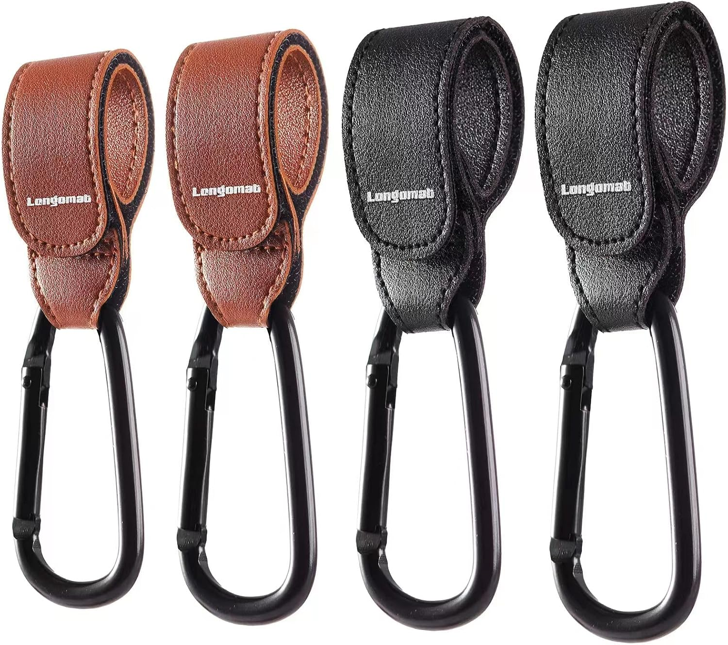 Baby Stroller Hook, Clip or Hang a Diaper Bag to Your Pram or Buggy, 2 Pieces