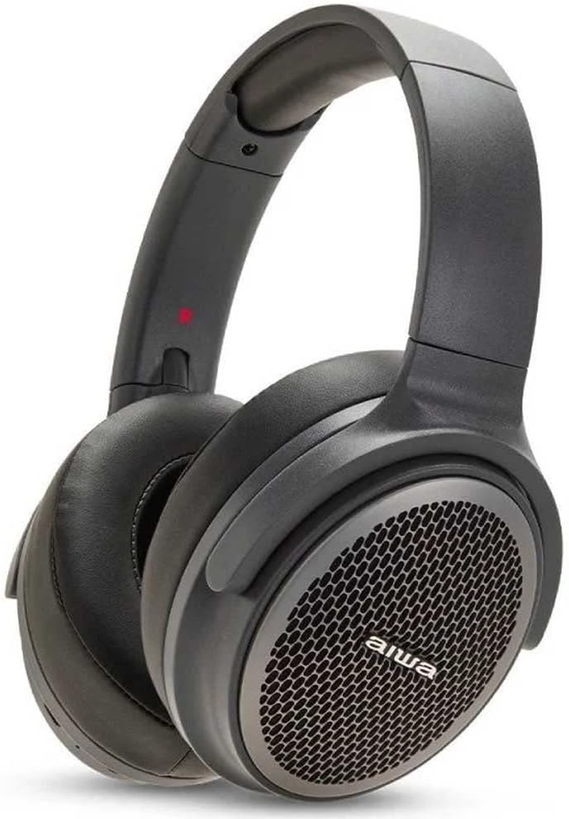 AIWA HST-250BT Bluetooth On-Ear Headphone with Hyperbass, Black EU