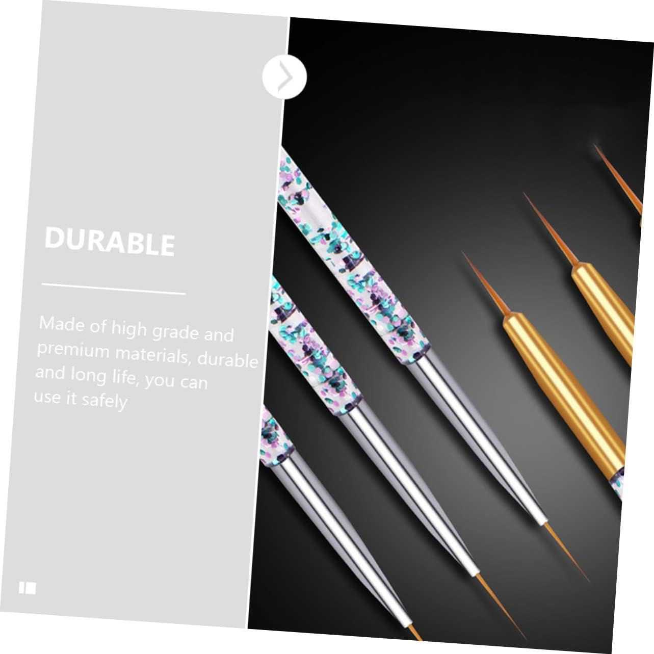 PENIKOKO Cosmetology Kit Nail Art Pen Nail Pull Pen Art Liner Manicure Kit Stamp Diy Tools image number 1