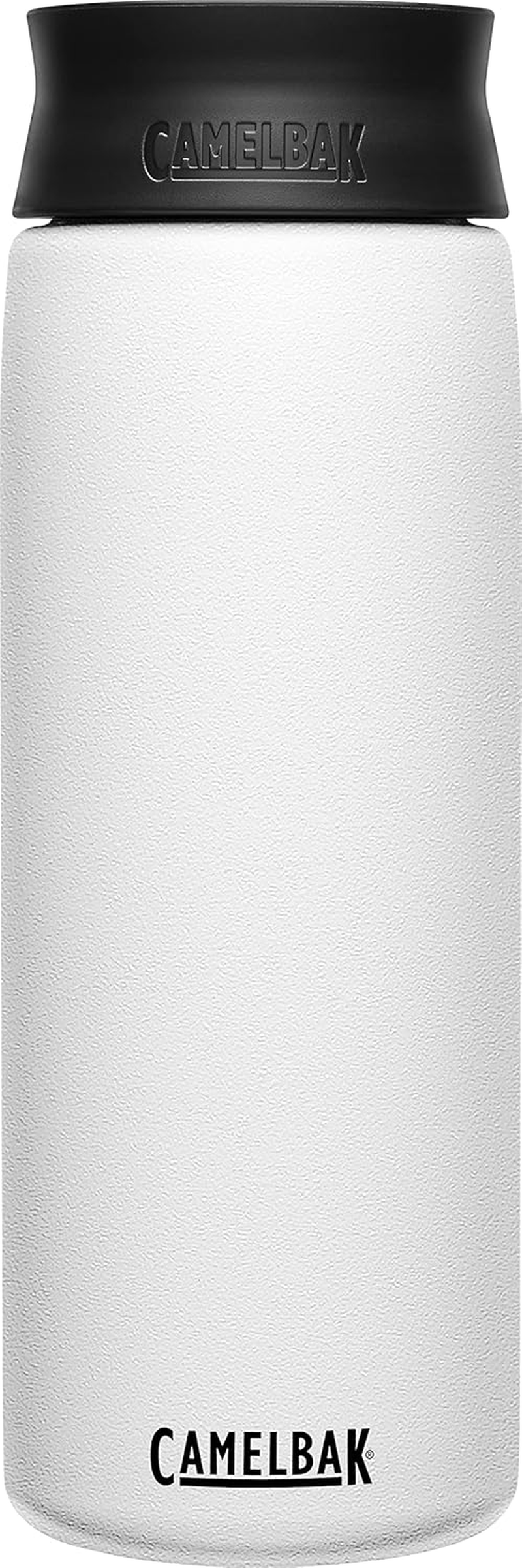 360&deg; Direct Drinking Tumbler & Water Bottle, Camelback Hot Cap, Travel Mug, Vacuum Insulated, Hot & Cold Insulated, 11.8 Fl Oz (350 Ml), White