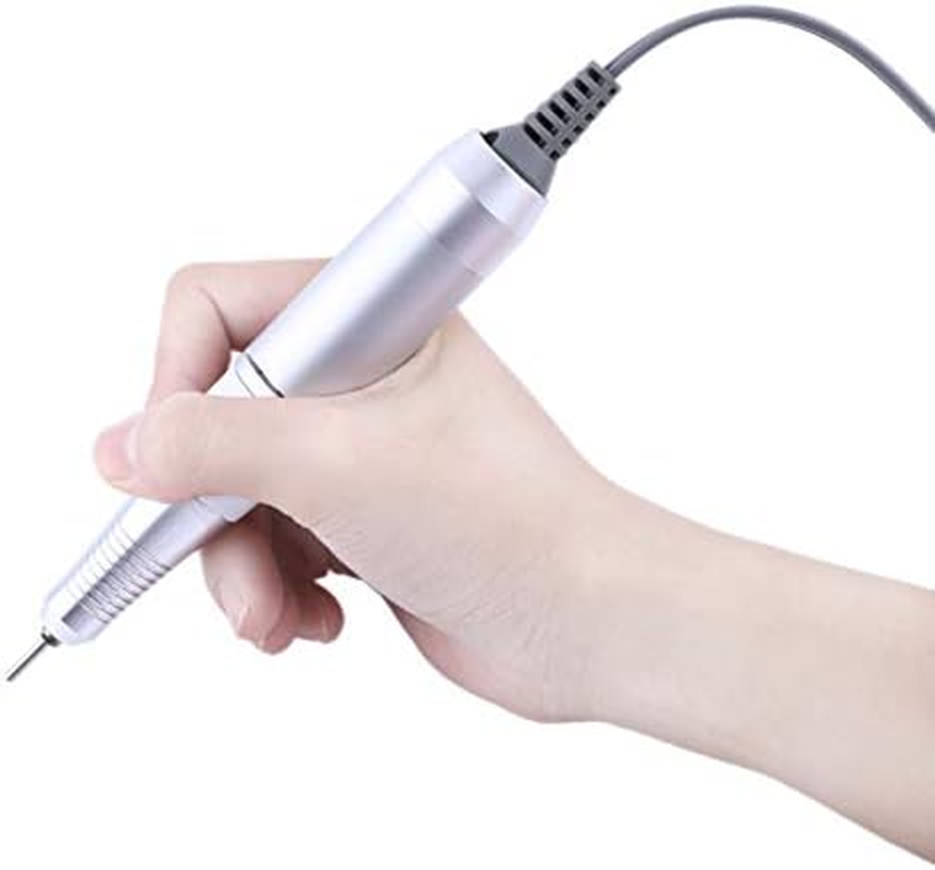 Saluaqui 1Pc Electric Nail Drill Machine, Professional Electric Manicure Pedicure Drill, Replacement Pen Nail Grinder Handpiece, Portable Electric Nail File Efile Set for Acrylic Gel Nails image number 1