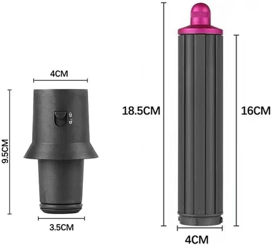 2-In-1 Curling Iron Set for Long Hair &ndash; 40Mm Attachments for Hair Dryers, Versatile Styling Tools for Long Hair, Compatible with Major Hair Dryer Brands