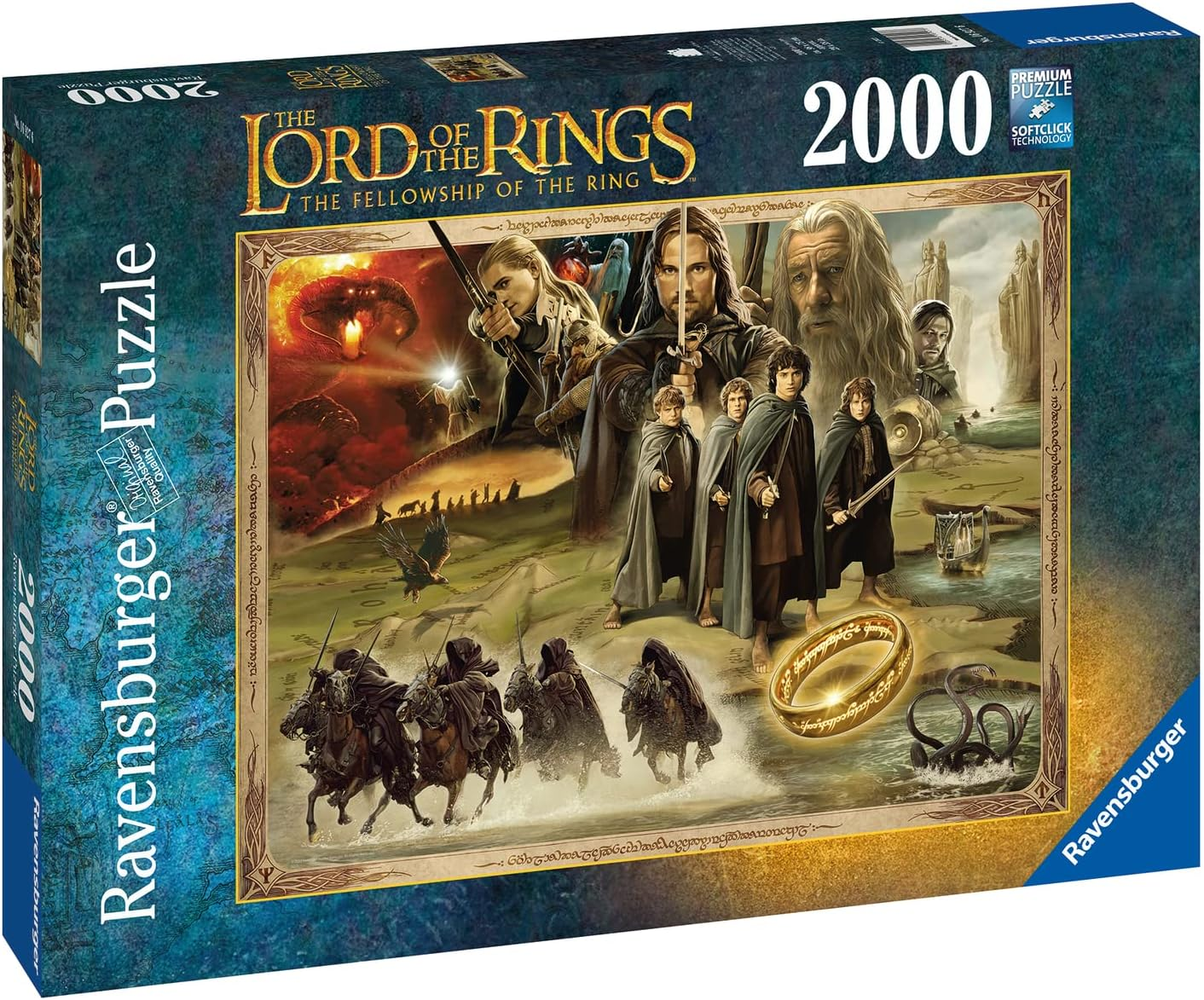 Ravensburger - LOTR the Fellowship of the Ring 2000P image number 4