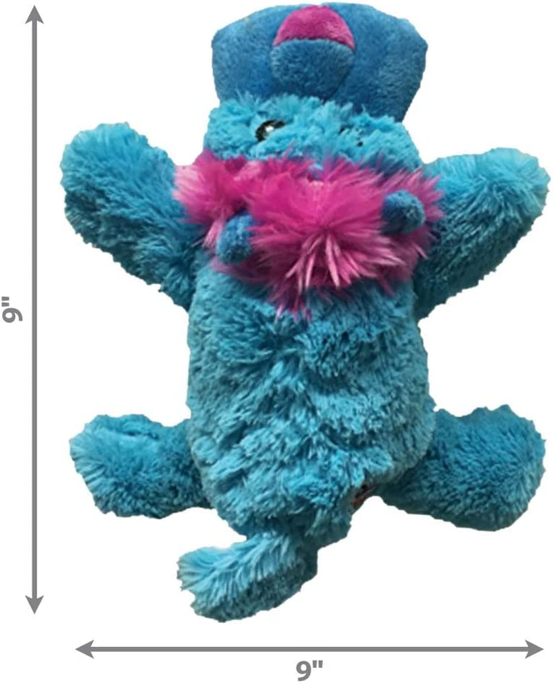 KONG - Cozie King Lion - Indoor Cuddle Squeaky Plush Dog Toy - for Medium Dogs image number 3