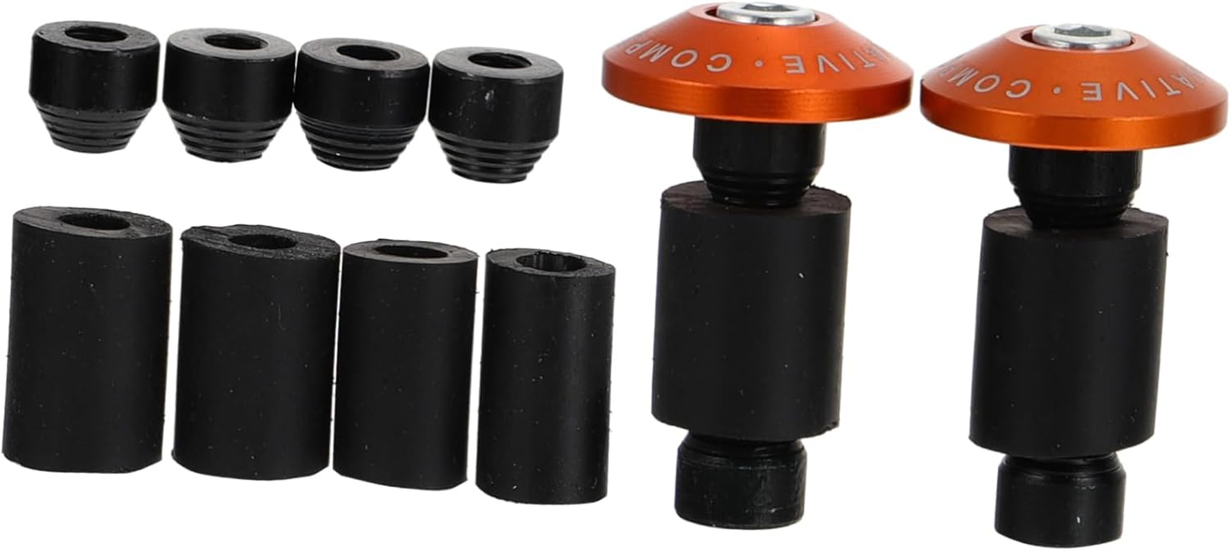 LABRIMP Handlebar Grip Plug Motorcycle Aluminum Handlebar Grip round Plug for Motorcycle Off-Road Motorbike Accessory Modification image number 6