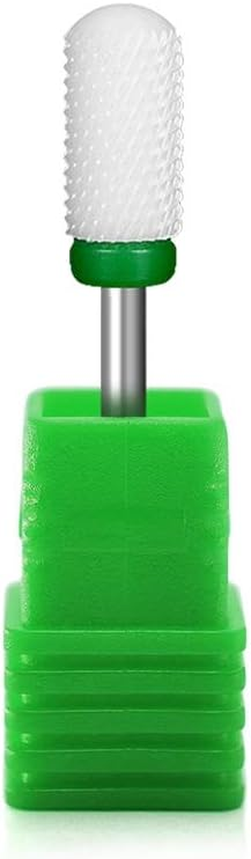 Rolabling round Head Ceramic Nail Drill Bit for Electric Nail Drill Manicure Machine Accessories Tool (5PCS Medium) image number 2