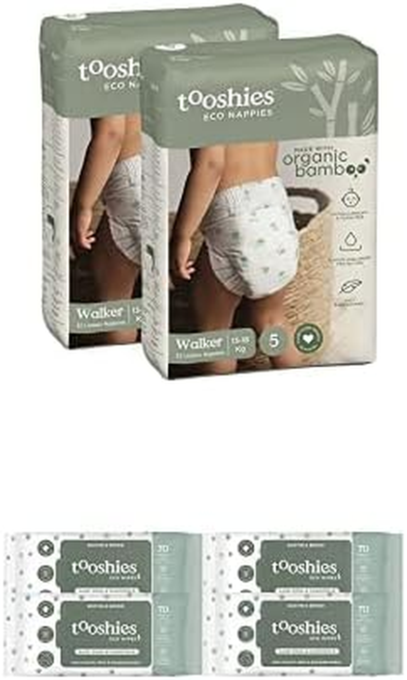Tooshies Nappies Size 5 & Wipes