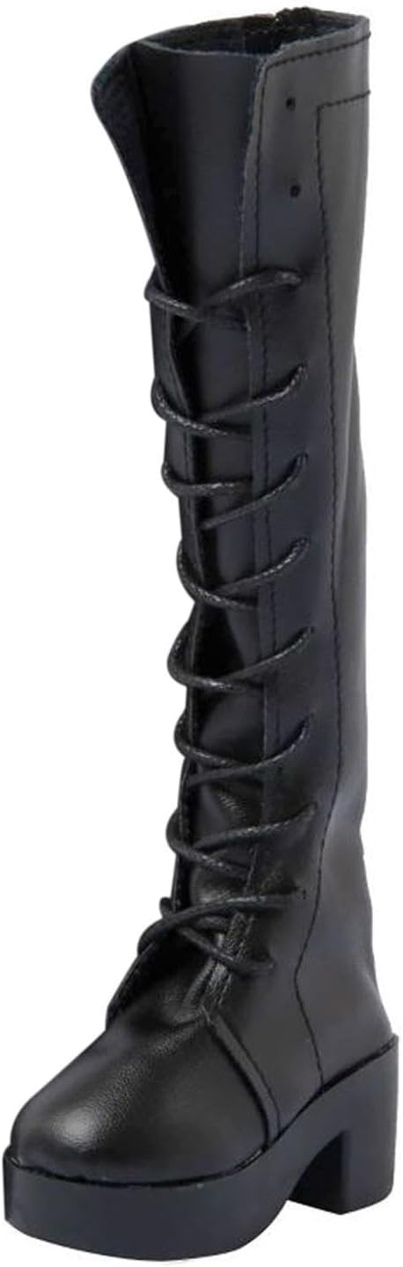 Oshhni 1/3TH Ball Jointed Dolls Shoes,Pu Leather High Heeled Boots,60Cm Doll DIY Gift Accessories, Black image number 3