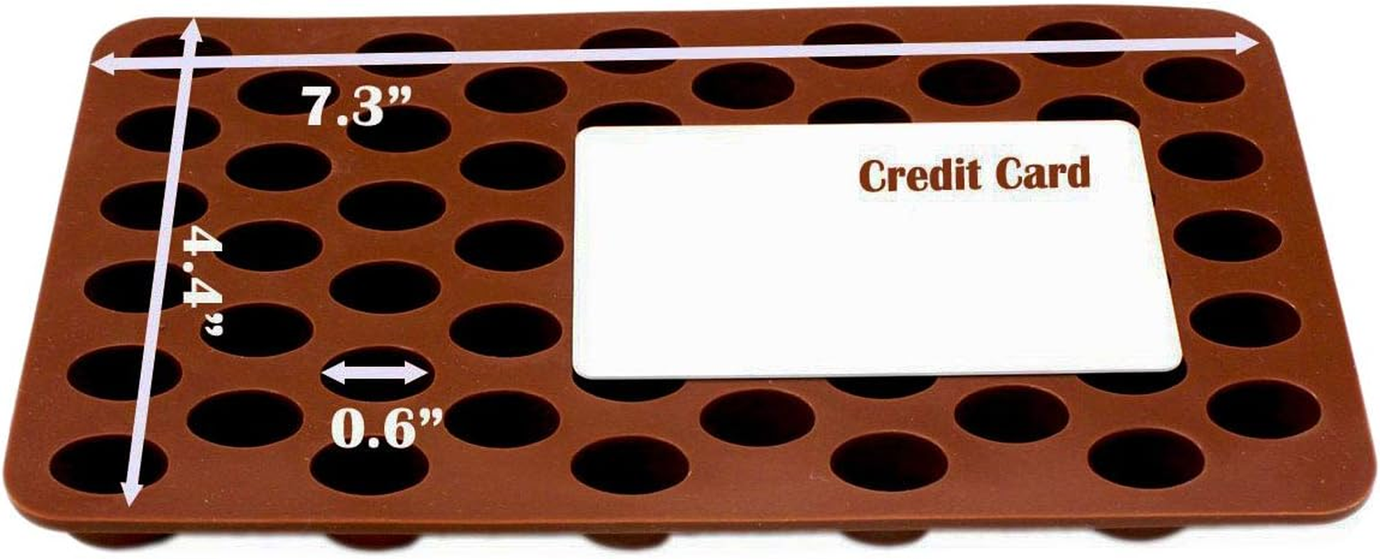 Onwon 4 X 55 Mini Coffee Beans Chocolate Mold Candy Ice Cube Jelly DIY Cake Decoration Food-Grade Silicone Bakeware Mould Baking Molds