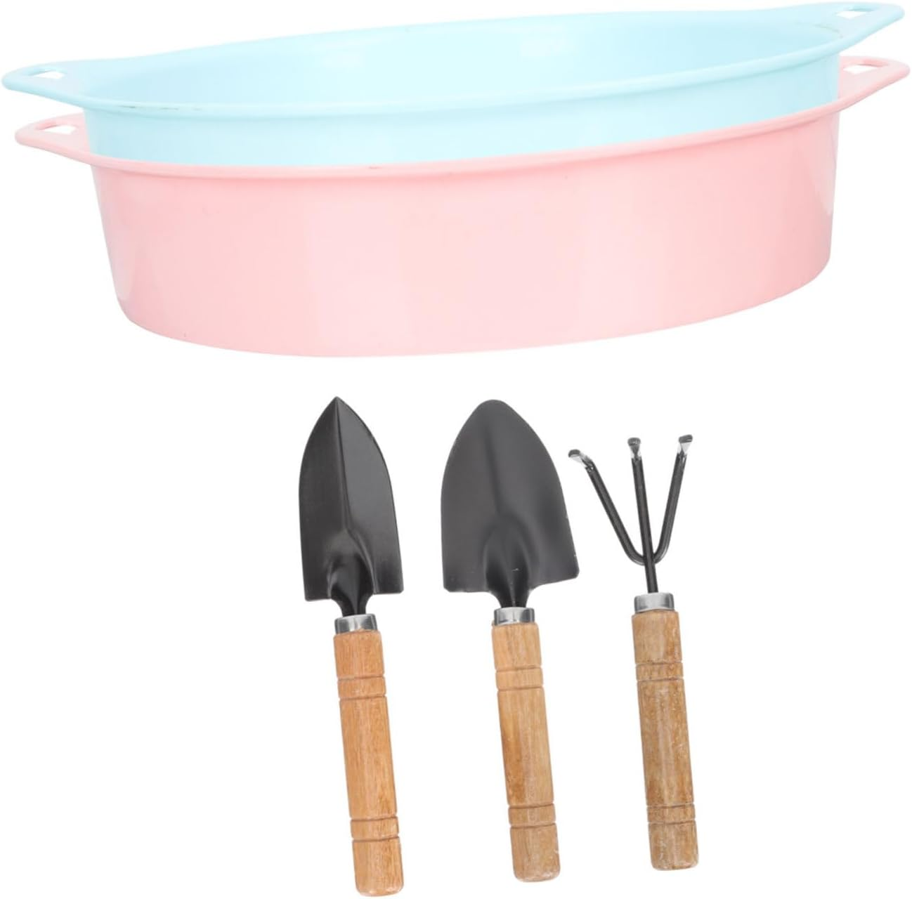 INOOMP Gardening Screen Planting Tools Soil Sieves Rake Trowels Shovels for Home Office School