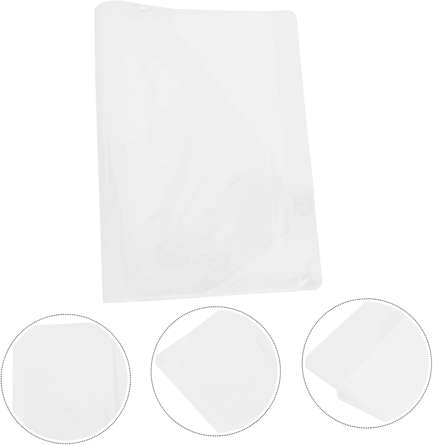 STOBOK Book Protection Sleeve A5 Book Cover for Students Textbook Film Reusable Planner Cover image number 6