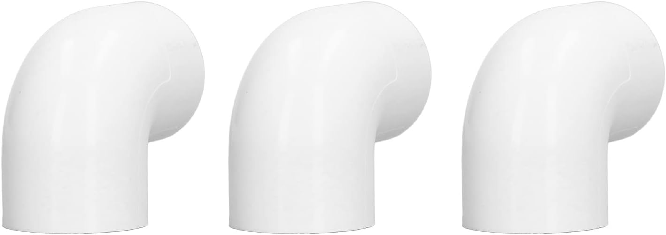 Hyuduo 90 Degree Elbow PVC Pipe Fittings 12Pcs, Resistant, Smooth Interior, Connect Unthreaded Pipes, for Cold Water Distribution Systems (32Mm) image number 3