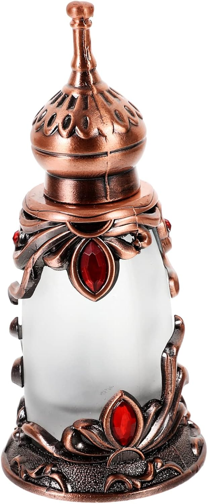 Perfume Bottle Essential Oil Bottle Vintage Decor Metal Decor Retro Decor Portable Perfume Bottle Metal Trim Decorative Bottle for Perfume Alloy Old Fashioned Container