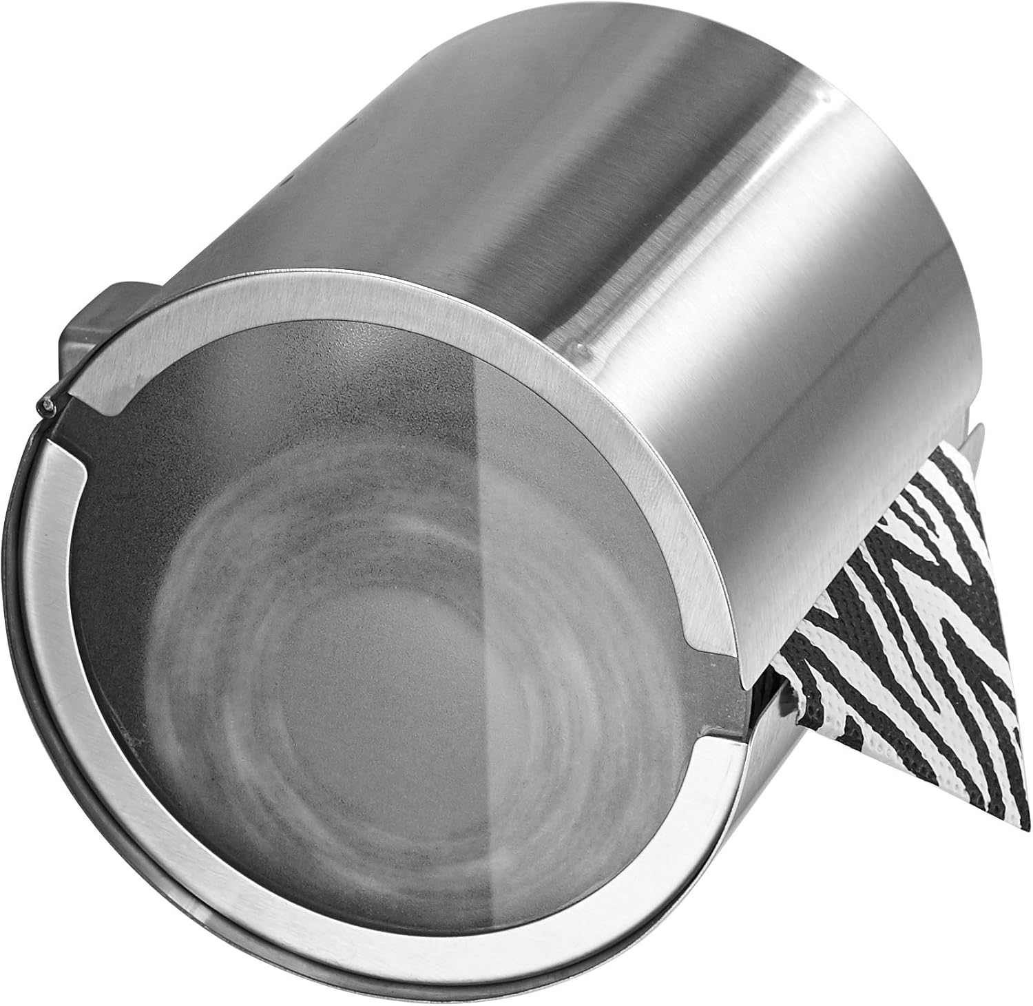 Junsun Modern Toilet Paper Holder round Tissue Paper Roll Holder Waterproof Wall Mounted -Stainless Steel, Brushed Nickel image number 5