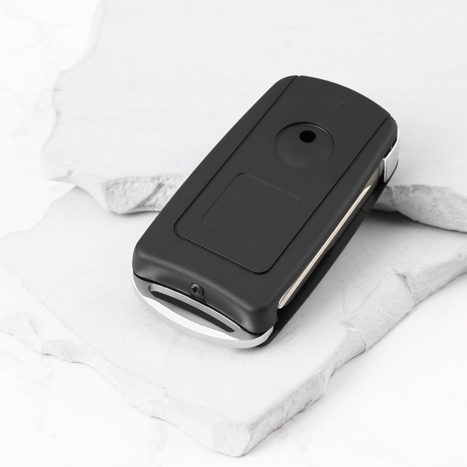 SING F LTD 3+1 Buttons Car Emote Key Shell Case Fob Right Slot Compatible with Mitsubishi Eclipse Lancer Galant image number 5