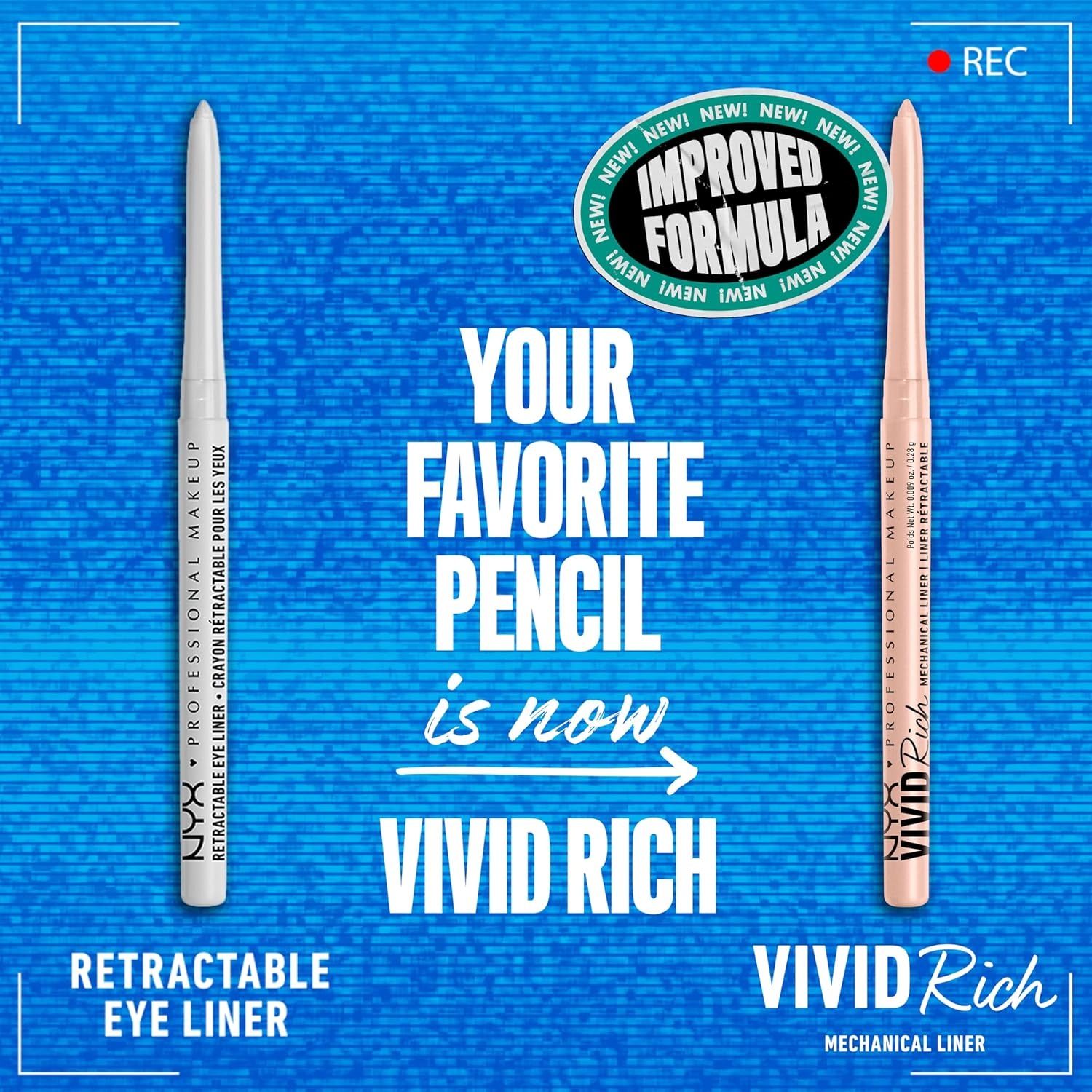 NYX Professional Makeup, VIVID RICH MECH LNR PNCL QUARTZ QUEEN